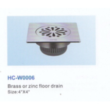 Brass O Zinco Alloy Piso Dreno Hc-W0006